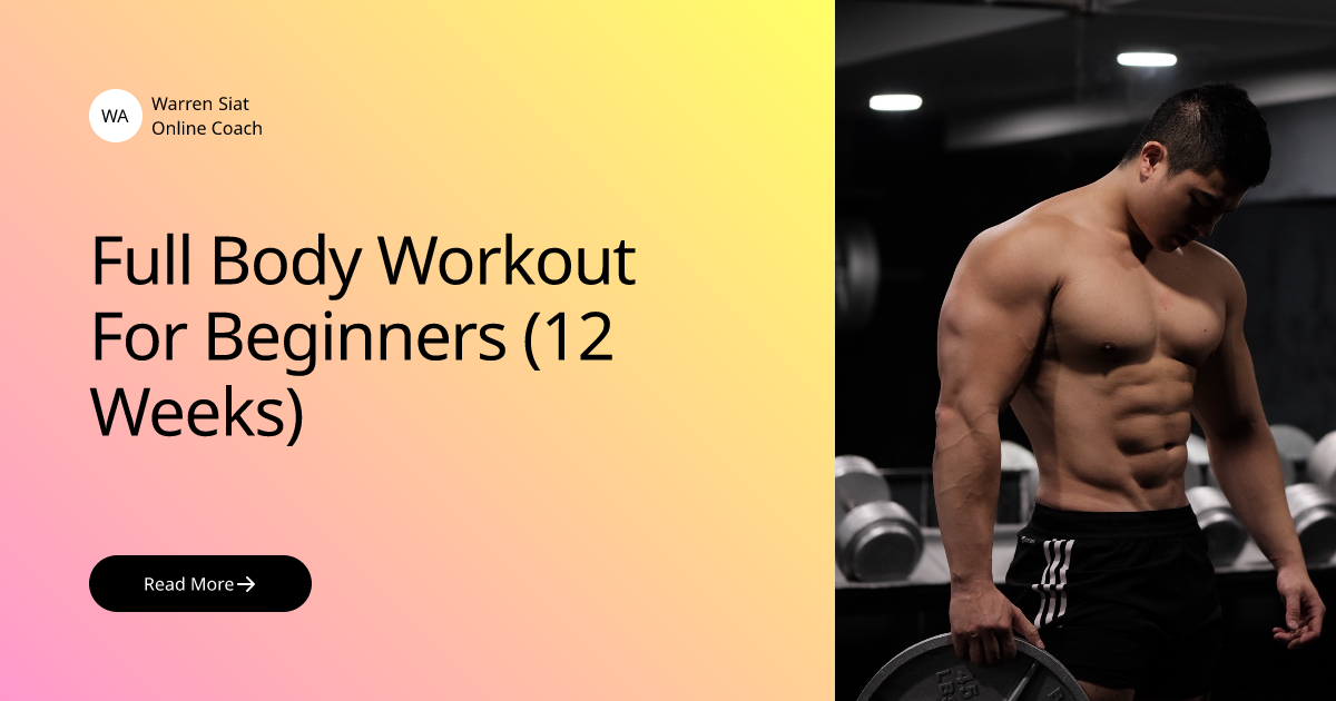 Full Body Workout For Beginners (12 Weeks)